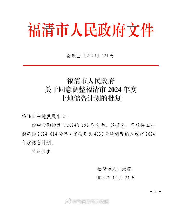 福清市人民政府办公室最新发展规划概览