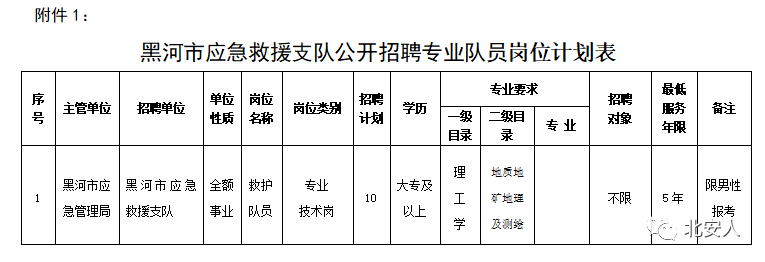 塔河县应急管理局最新招聘公告解读